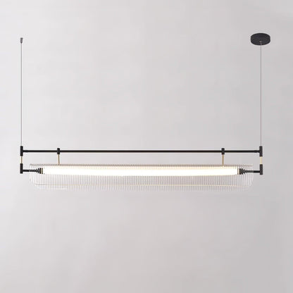 Linear Strip Acrylic Chandelier