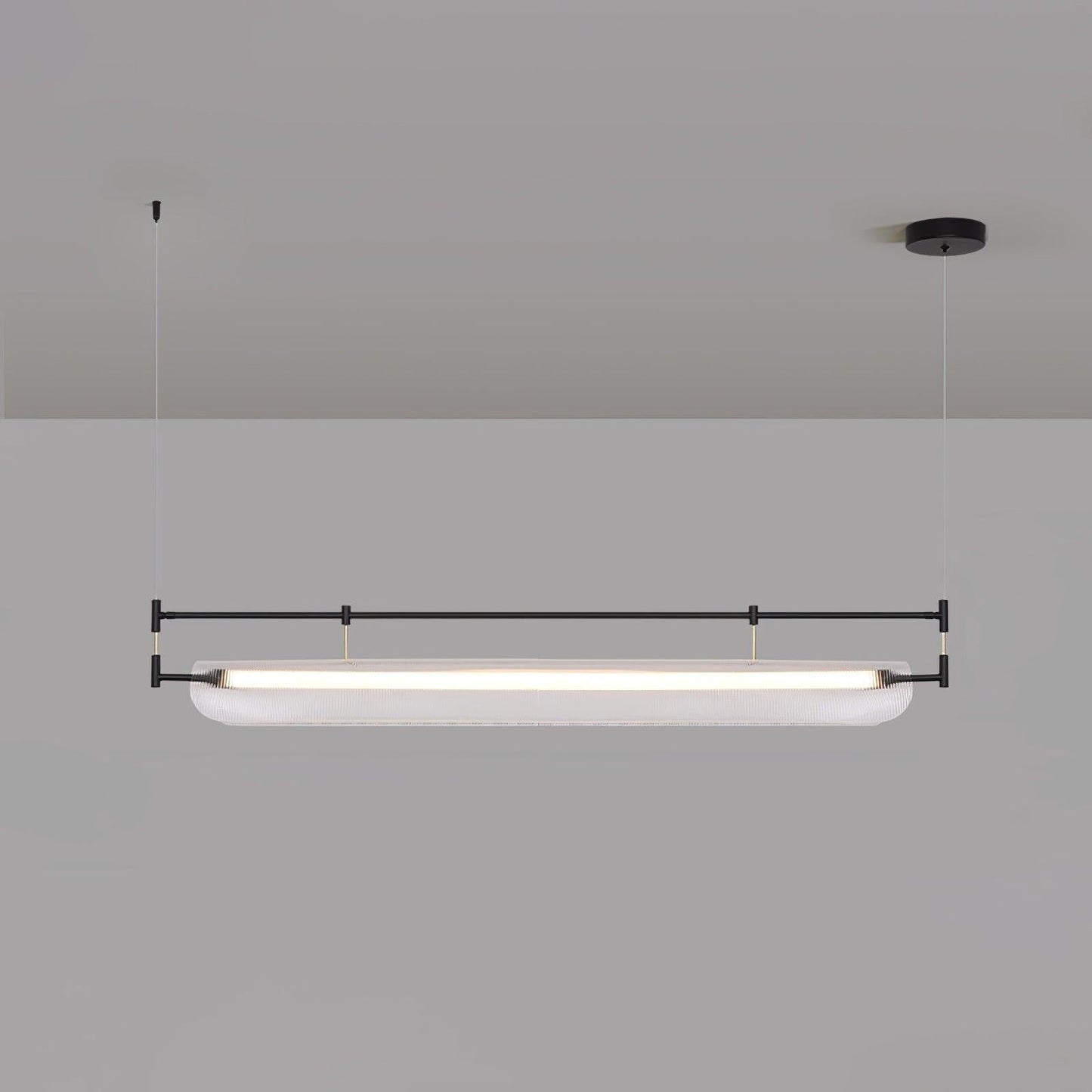 Linear Strip Acrylic Chandelier