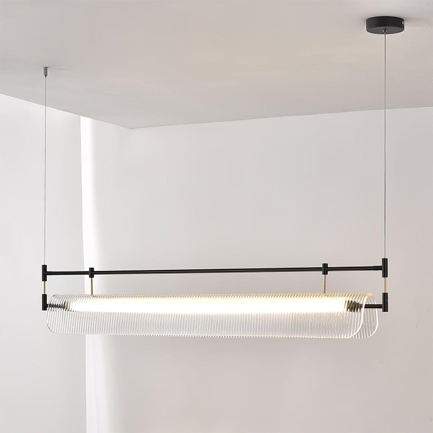 Linear Strip Acrylic Chandelier