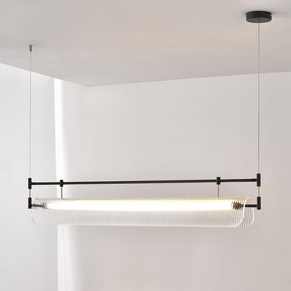 Linear Strip Acrylic Chandelier