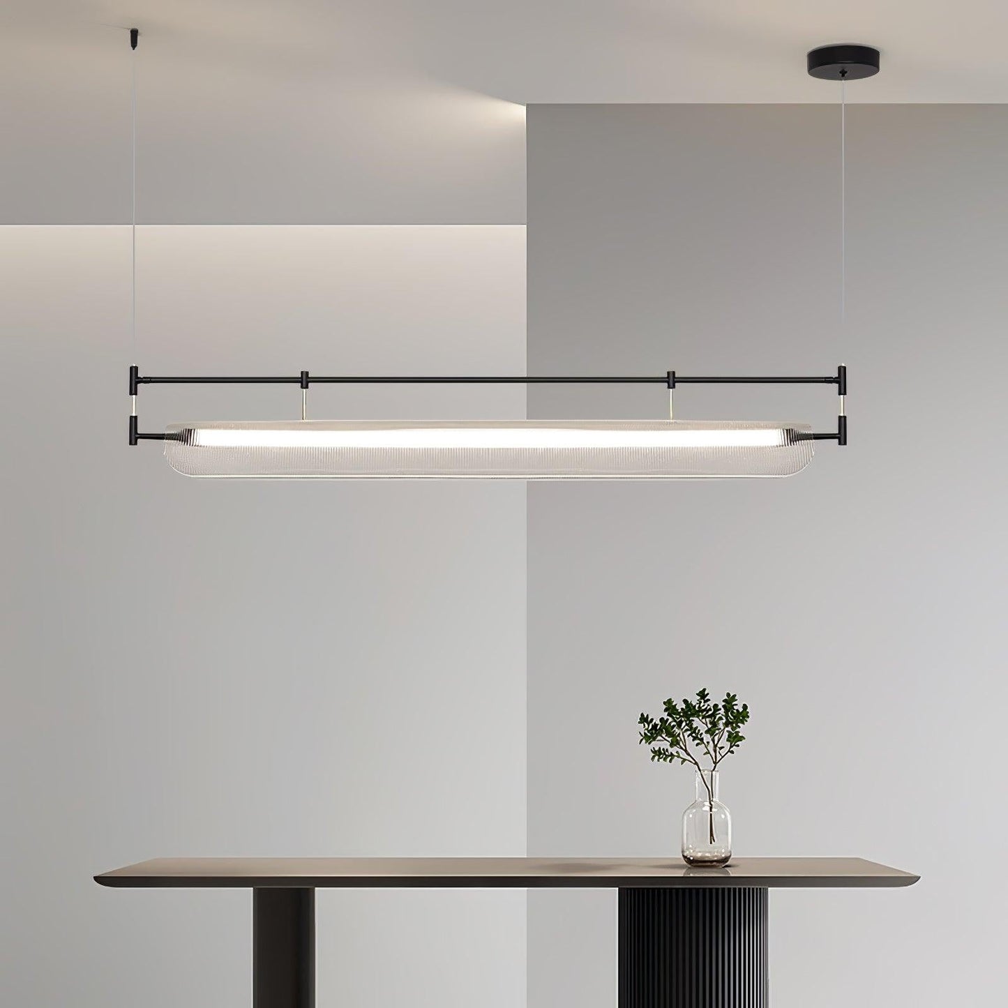 Linear Strip Acrylic Chandelier
