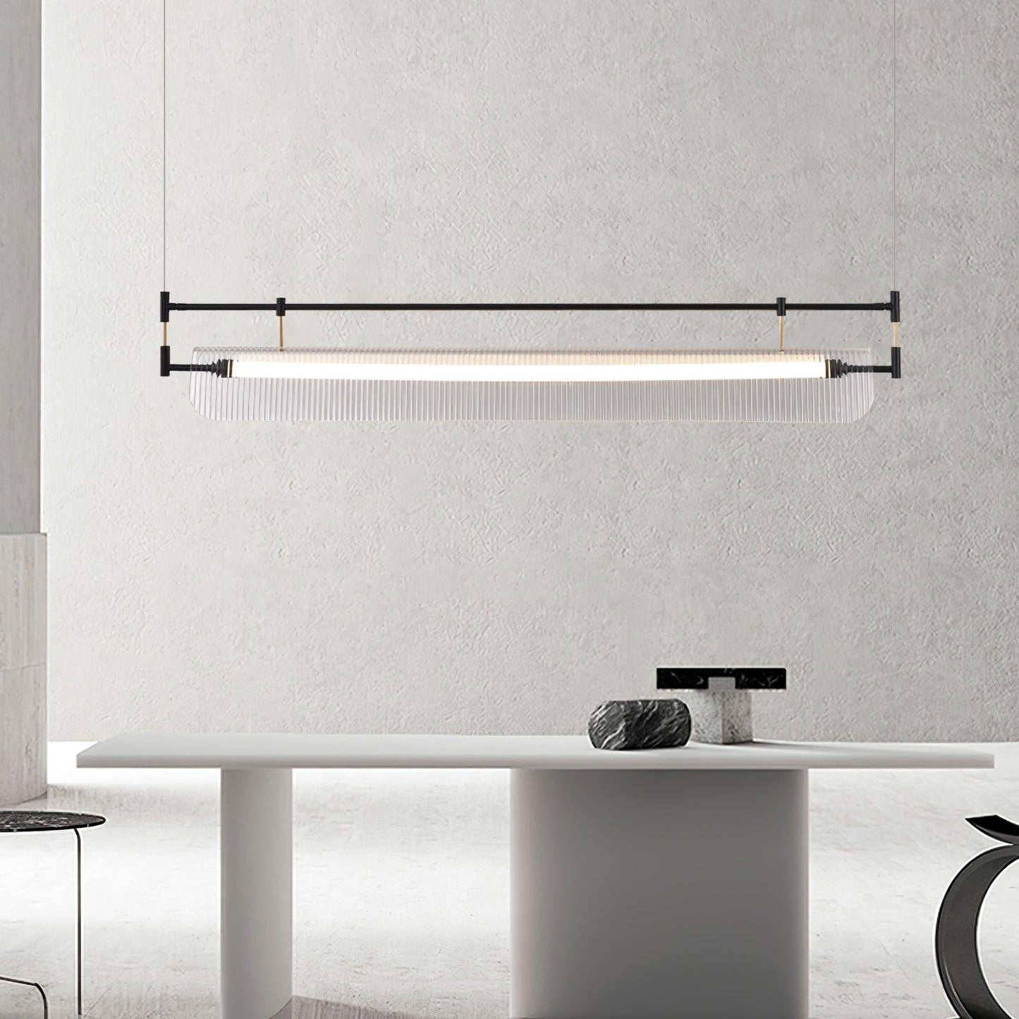 Linear Strip Acrylic Chandelier