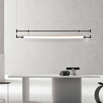 Linear Strip Acrylic Chandelier