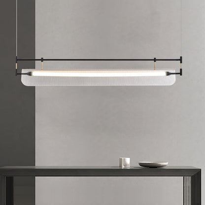Linear Strip Acrylic Chandelier