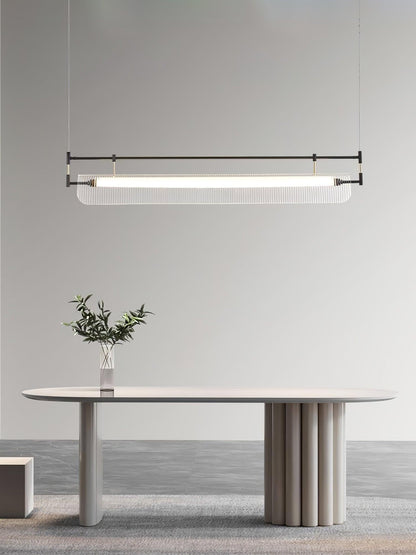 Linear Strip Acrylic Chandelier