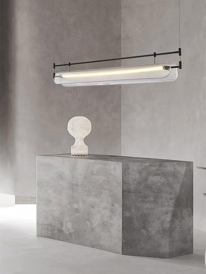 Linear Strip Acrylic Chandelier