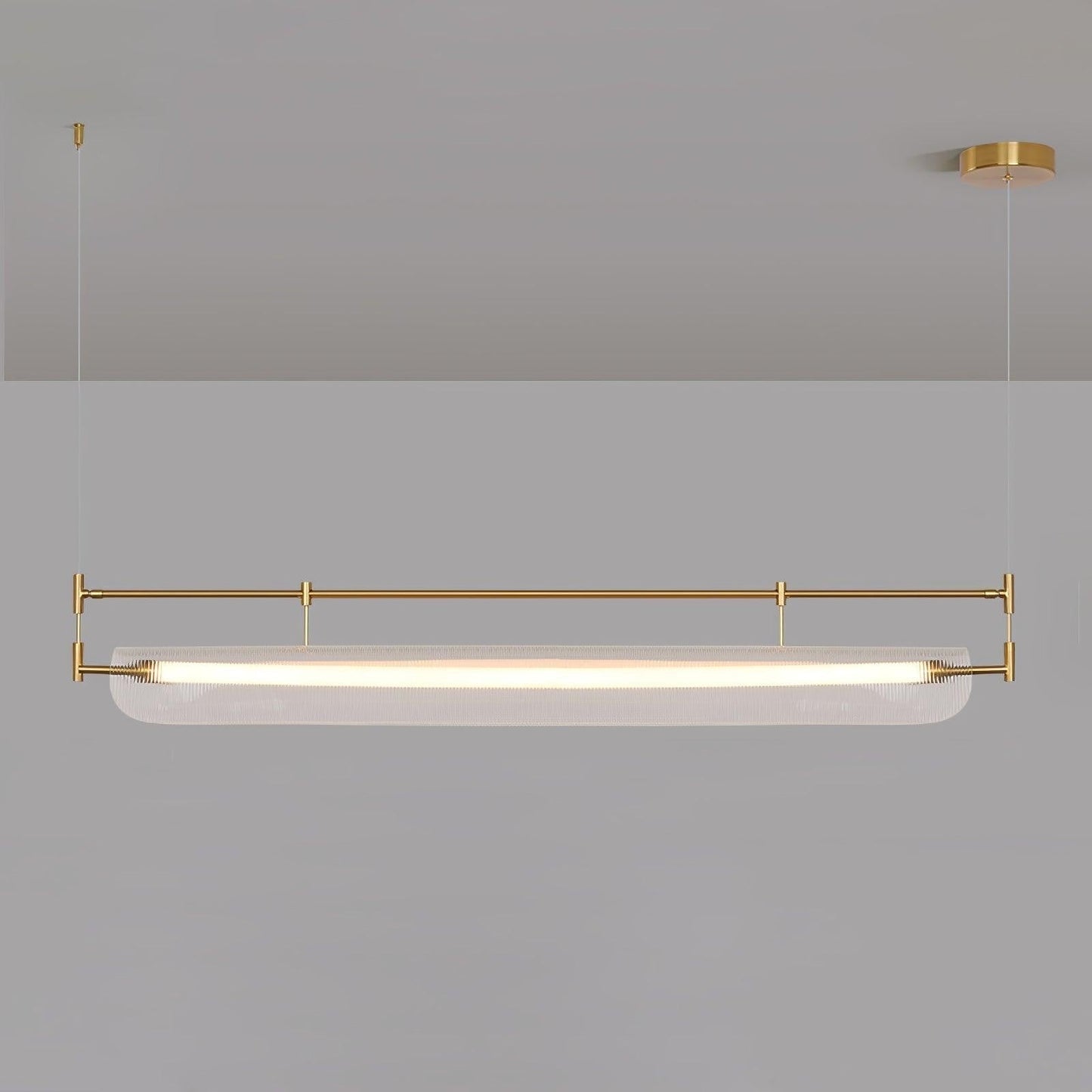 Linear Strip Acrylic Chandelier