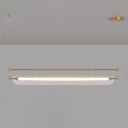 Linear Strip Acrylic Chandelier