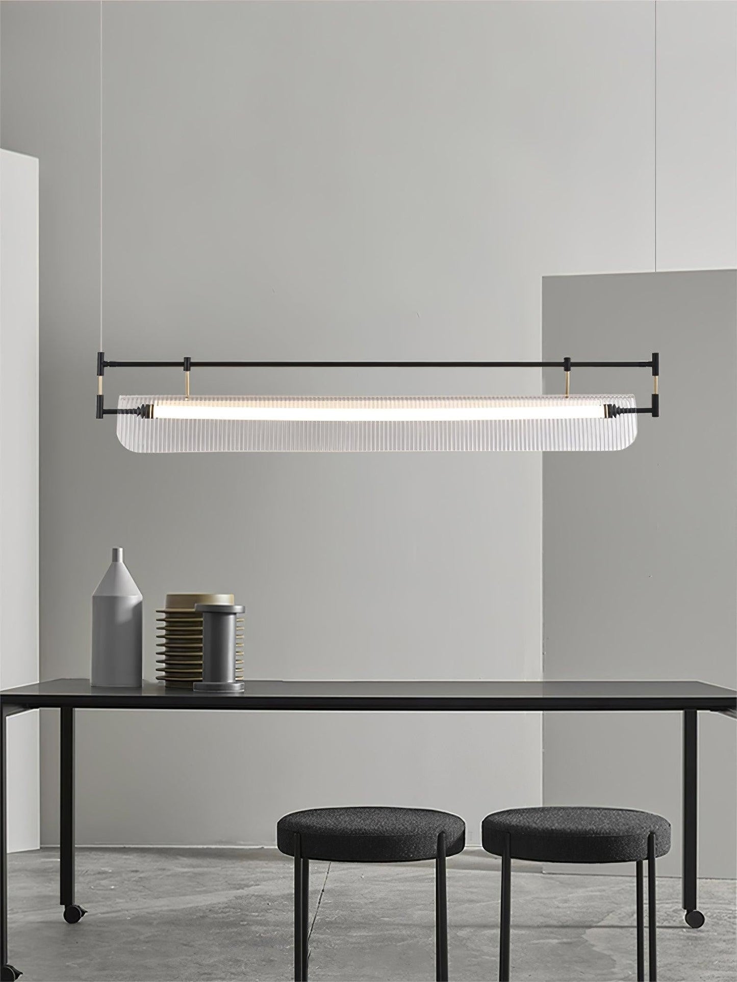 Linear Strip Acrylic Chandelier