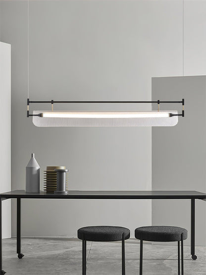 Linear Strip Acrylic Chandelier