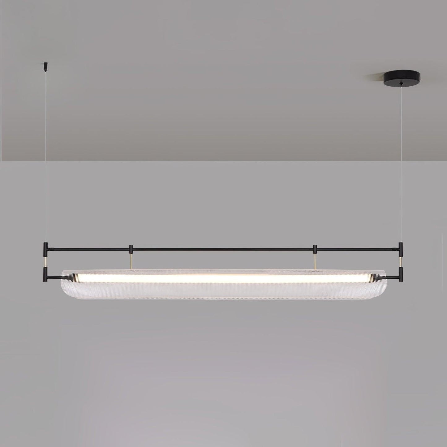 Linear Strip Acrylic Chandelier
