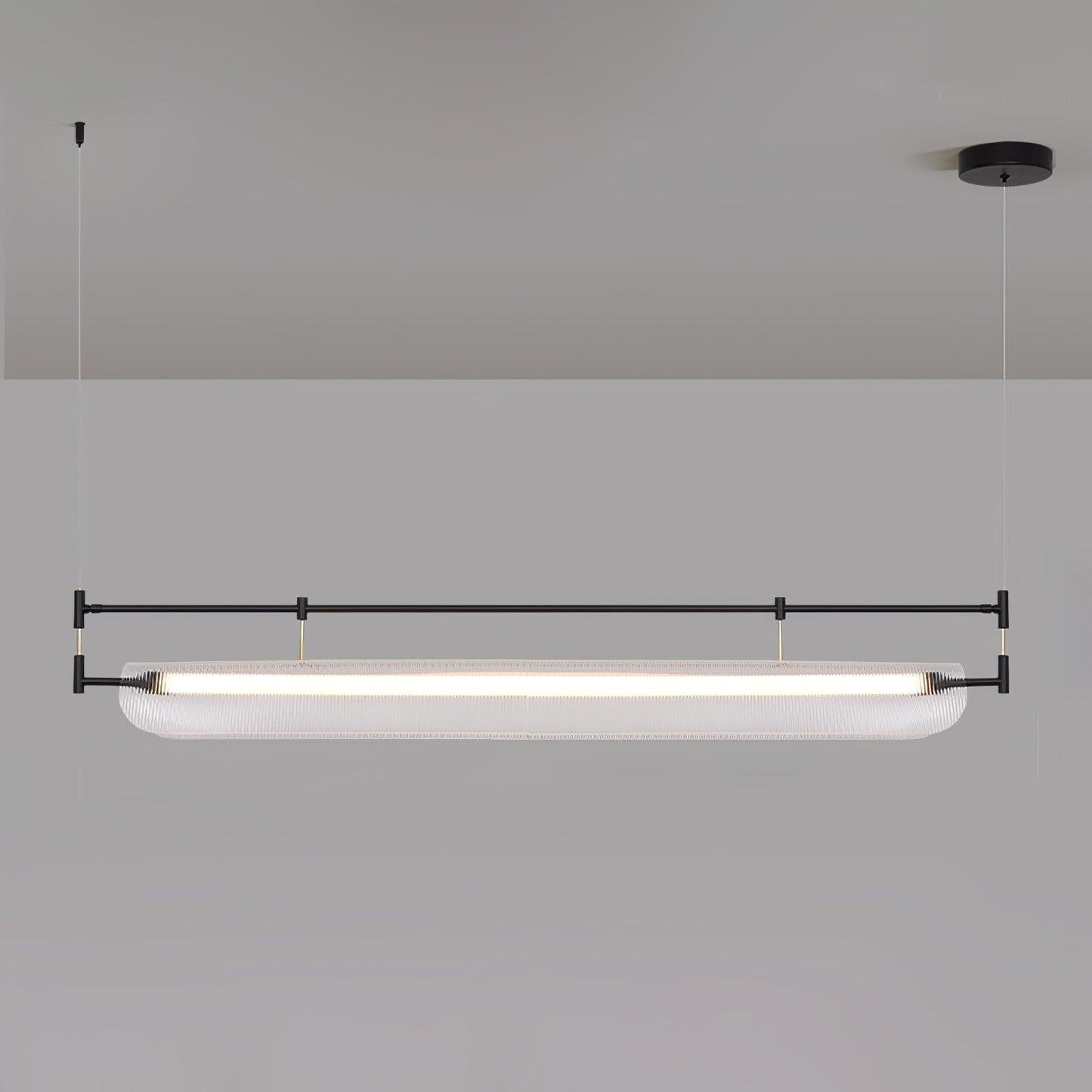 Linear Strip Acrylic Chandelier
