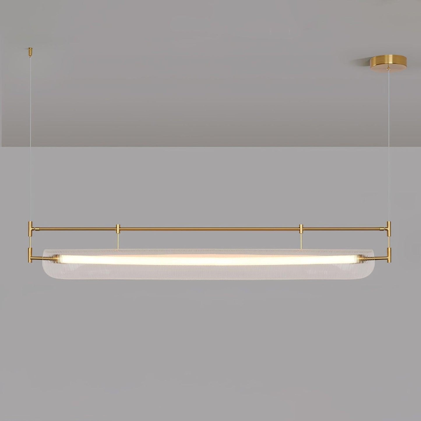 Linear Strip Acrylic Chandelier
