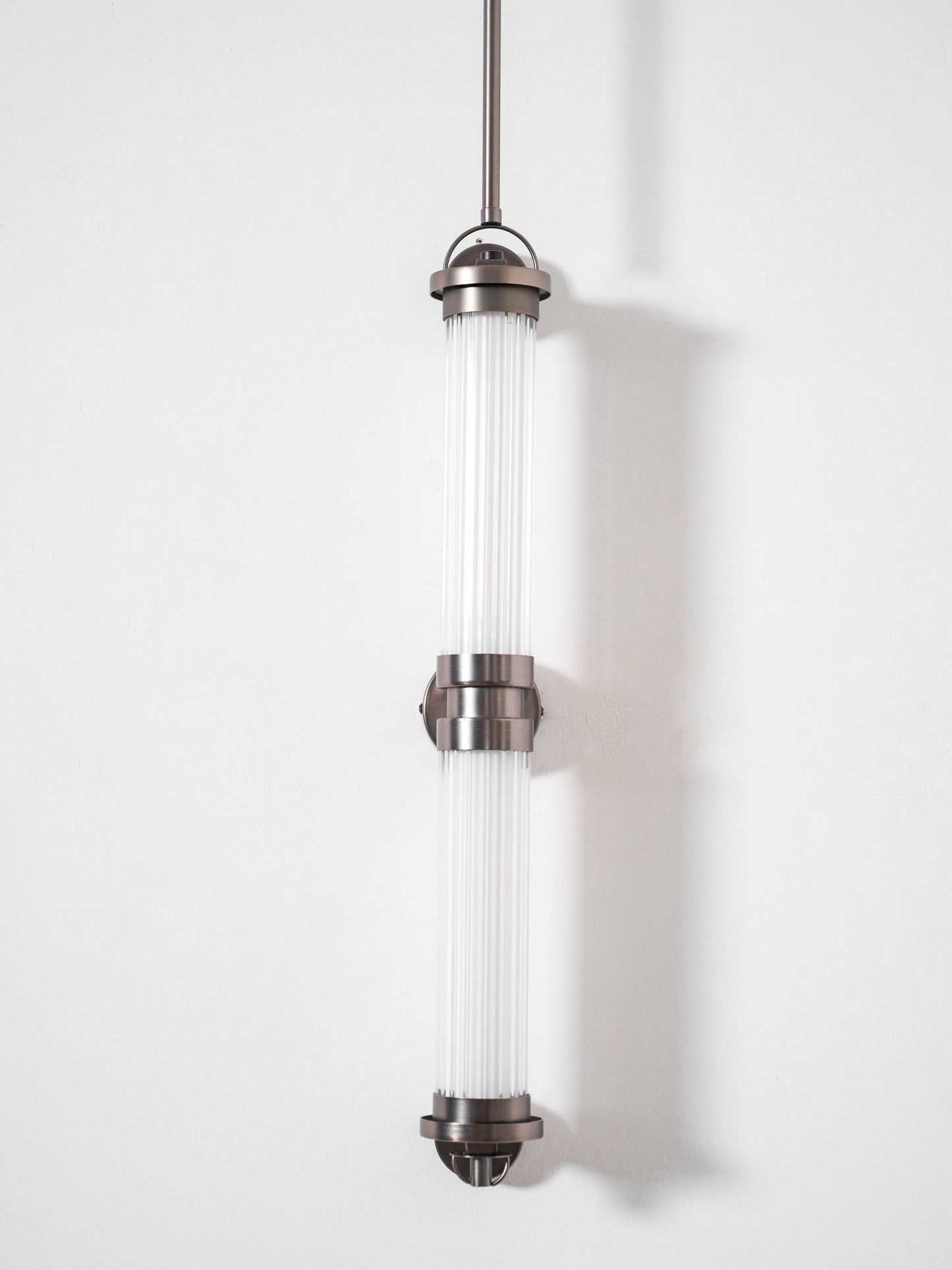 Meridian Slim Vertical Glass Wall Sconce