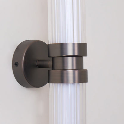 Meridian Slim Vertical Glass Wall Sconce