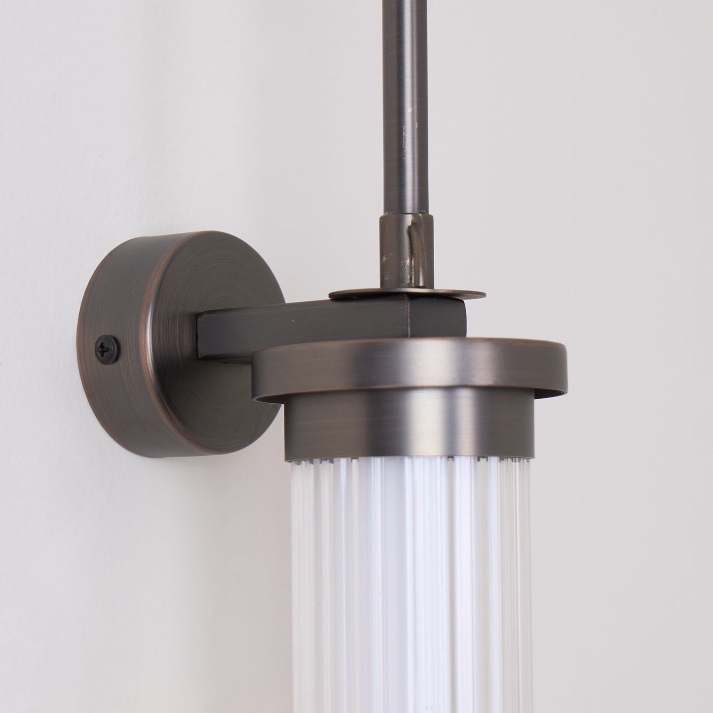 Meridian Slim Vertical Glass Wall Sconce