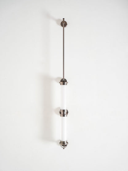 Meridian Slim Vertical Glass Wall Sconce