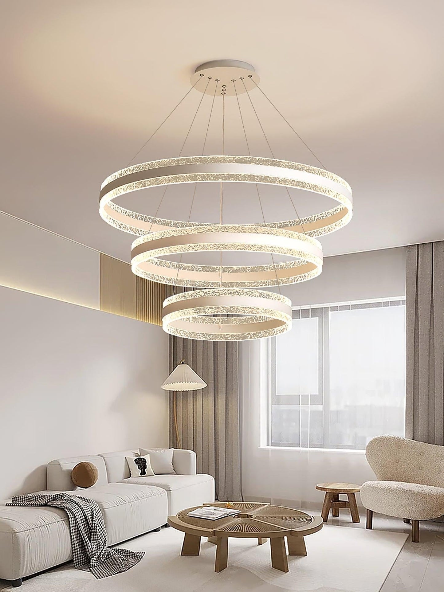 Modern Halo Ring LED Chandelier