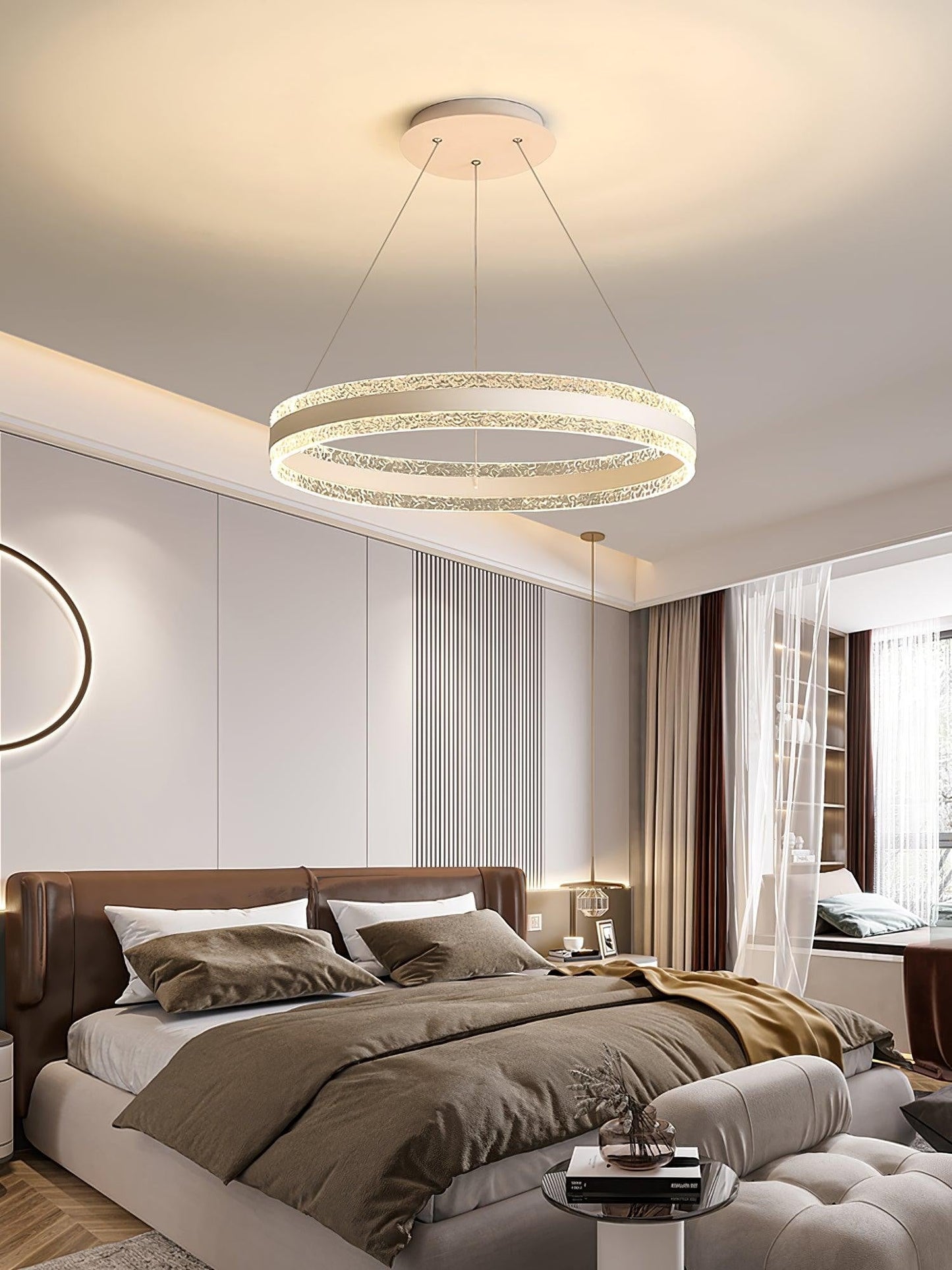 Modern Halo Ring LED Chandelier