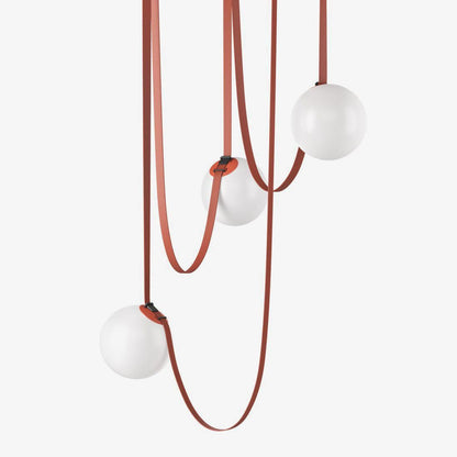 Multiple Belt Art Pendant Installation
