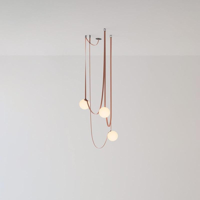 Multiple Belt Art Pendant Installation