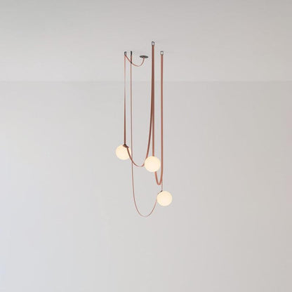Multiple Belt Art Pendant Installation