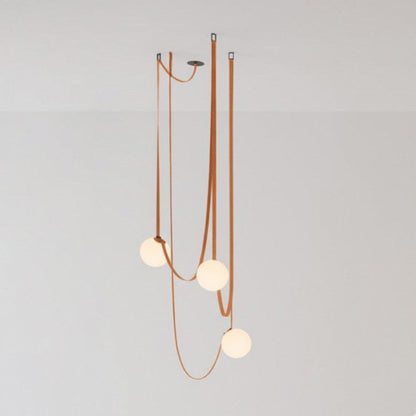 Multiple Belt Art Pendant Installation