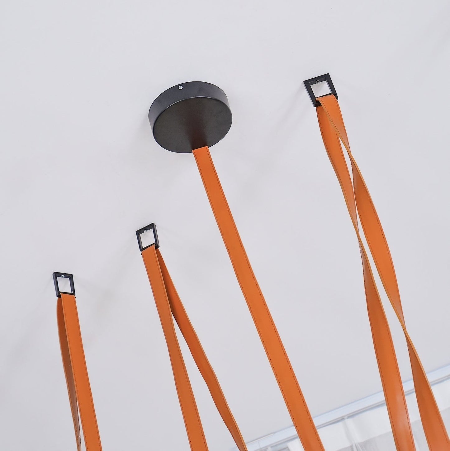 Multiple Belt Art Pendant Installation