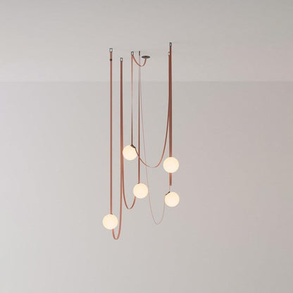 Multiple Belt Art Pendant Installation