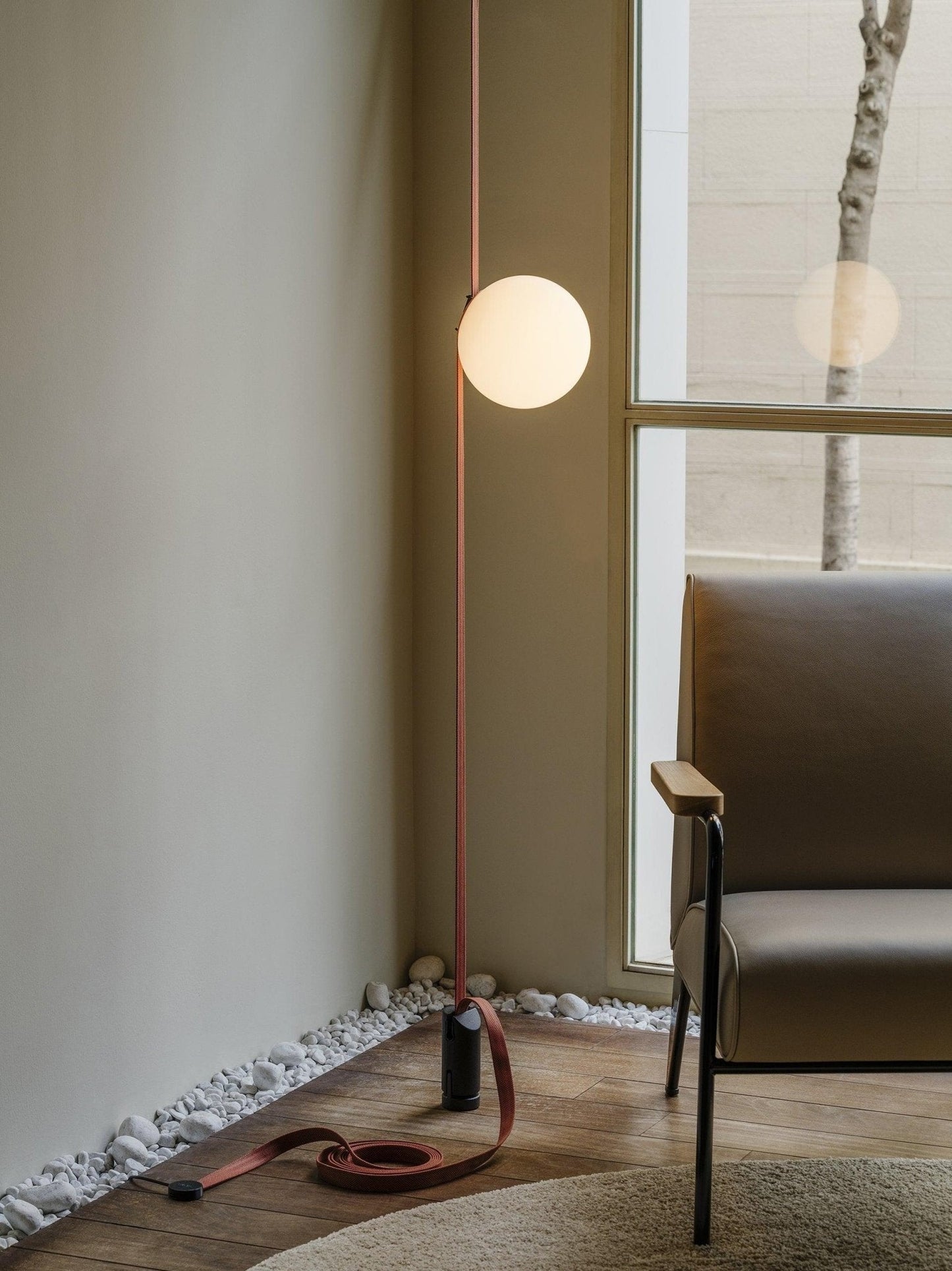 Multiple Belt Art Pendant Installation