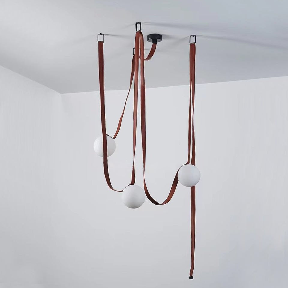 Multiple Belt Art Pendant Installation