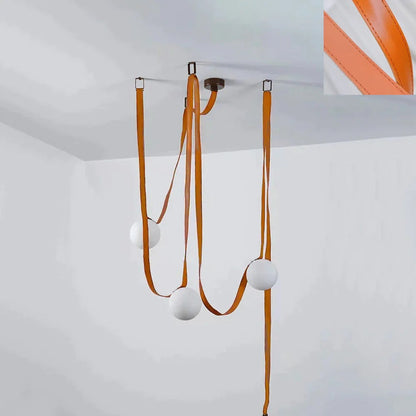 Multiple Belt Art Pendant Installation