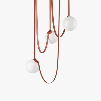 Multiple Belt Art Pendant Installation