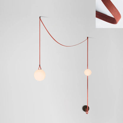 Multiple Belt Art Pendant Installation