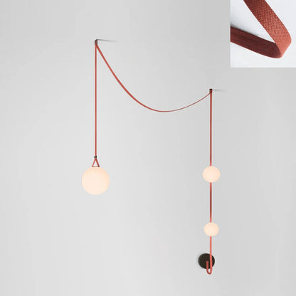 Multiple Belt Art Pendant Installation
