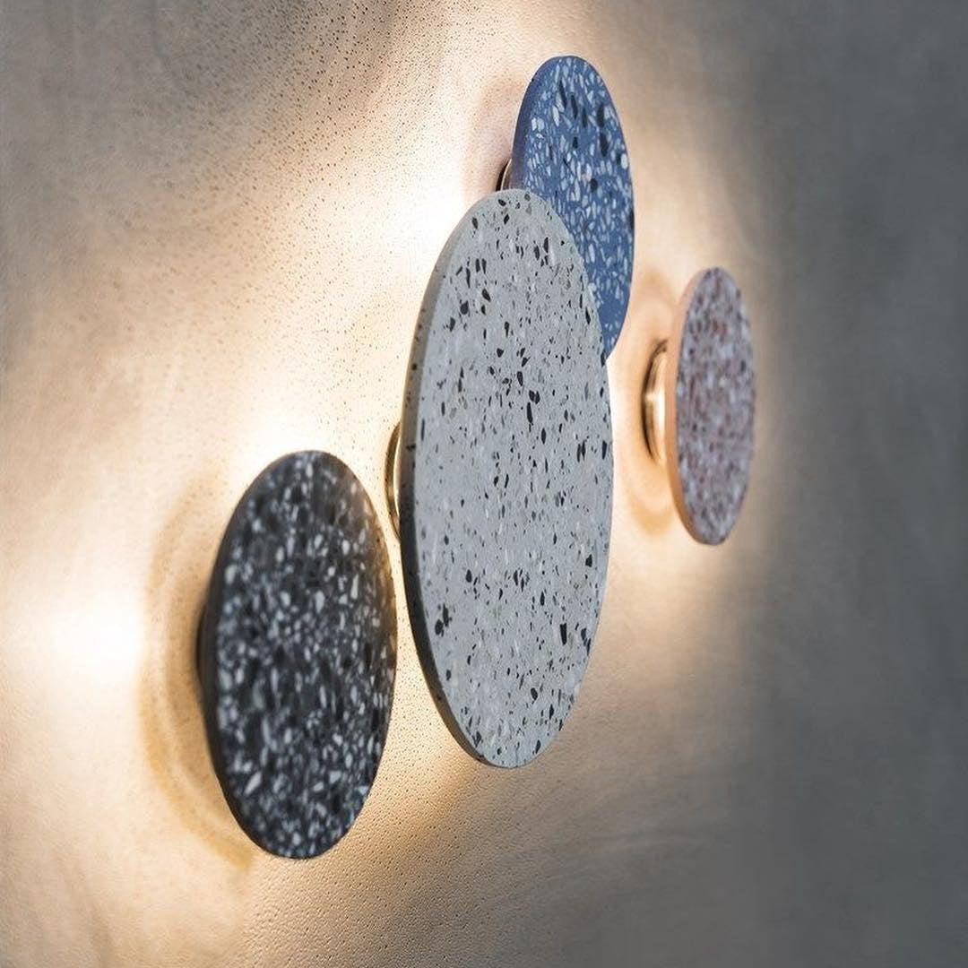 Pin Terrazzo Disc Wall Light