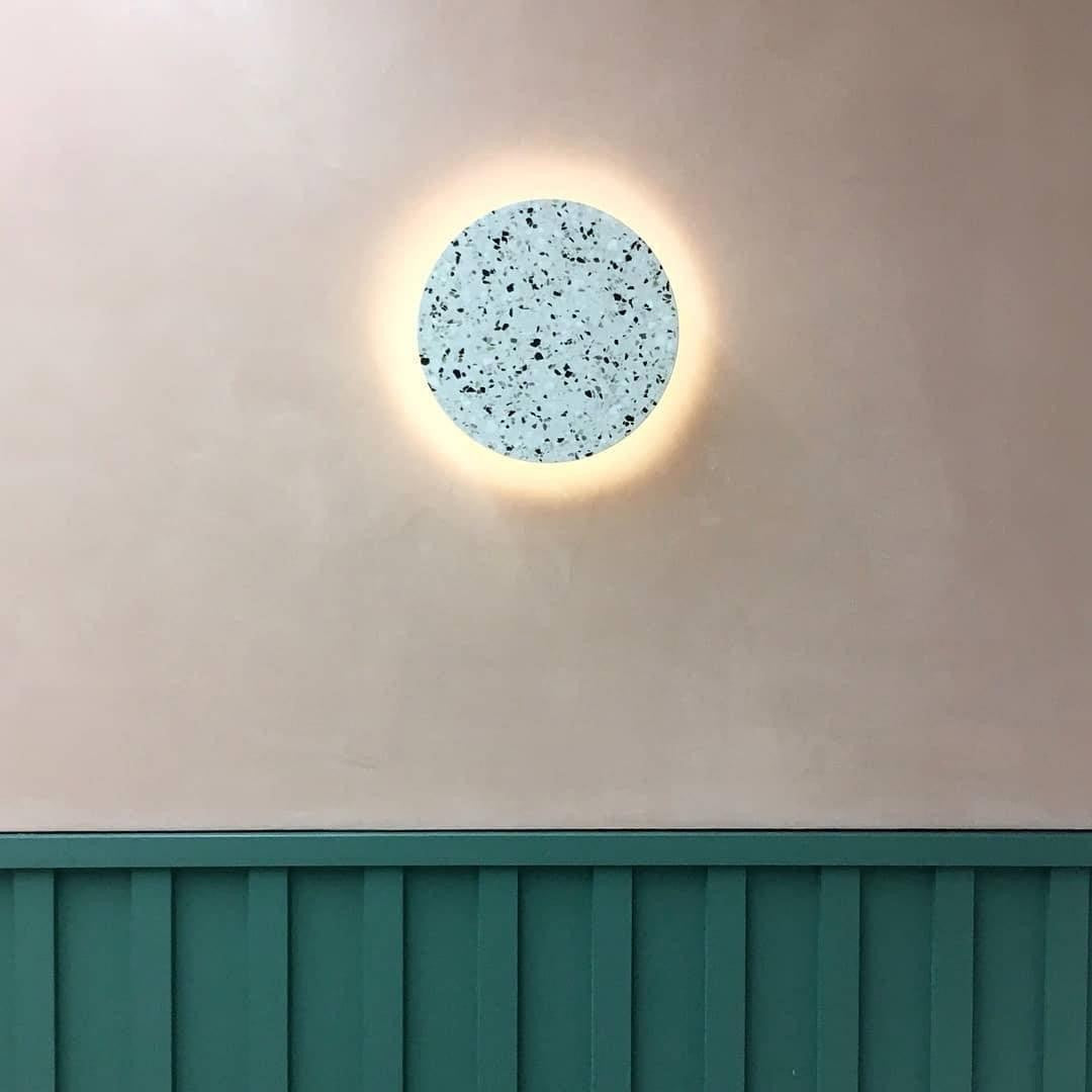 Pin Terrazzo Disc Wall Light