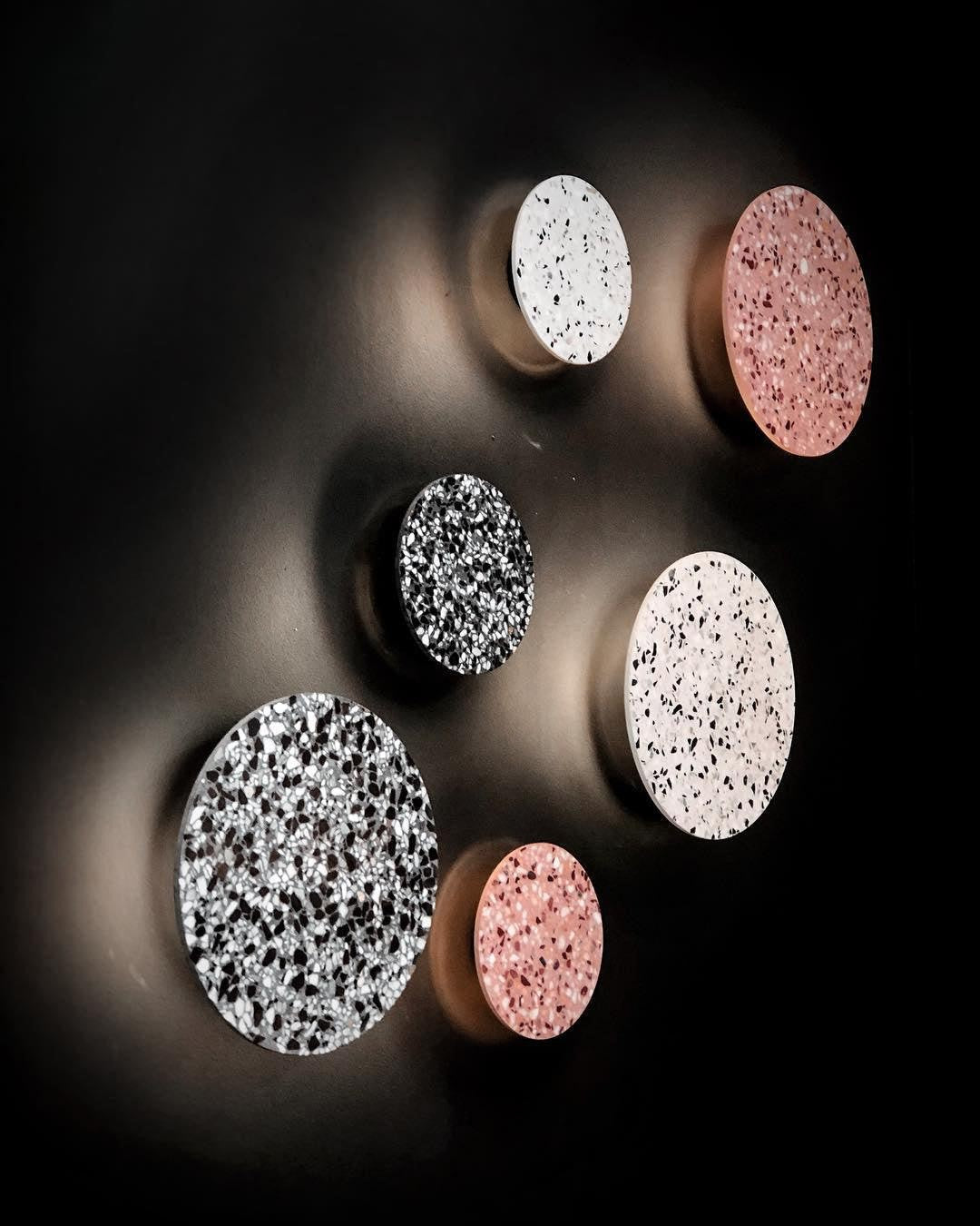 Pin Terrazzo Disc Wall Light