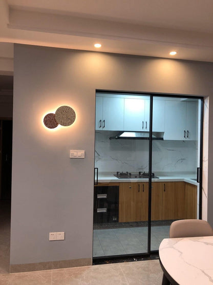 Pin Terrazzo Disc Wall Light