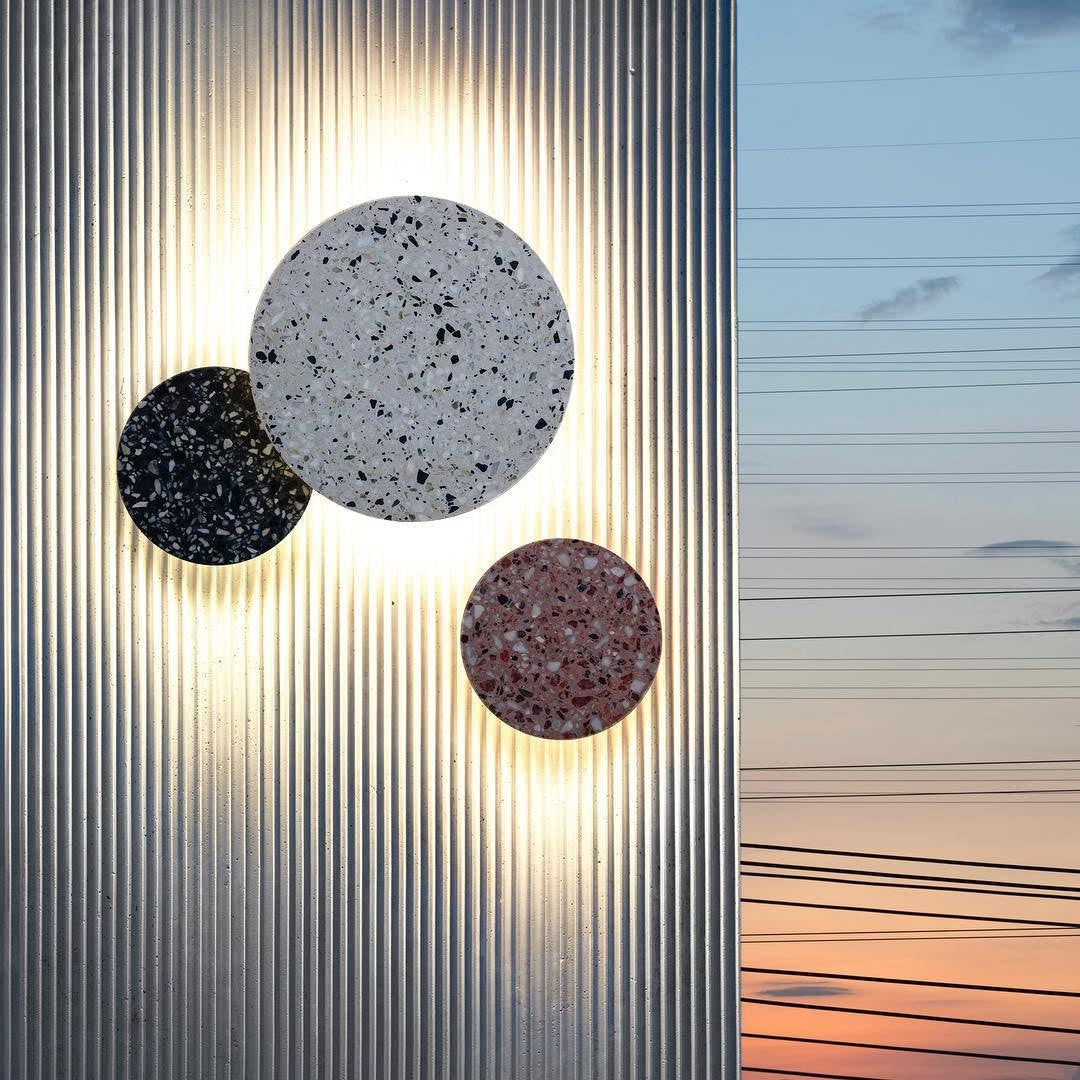 Pin Terrazzo Disc Wall Light