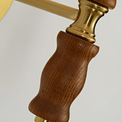 Pleated Walnut Fabric Wall Sconce