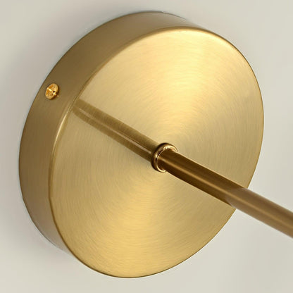 Pleated Walnut Fabric Wall Sconce