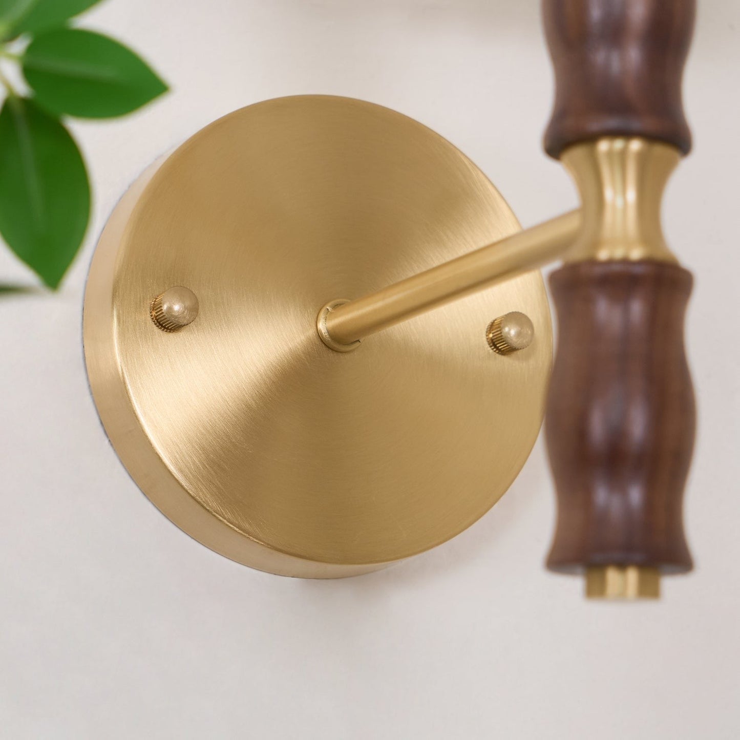 Pleated Walnut Fabric Wall Sconce