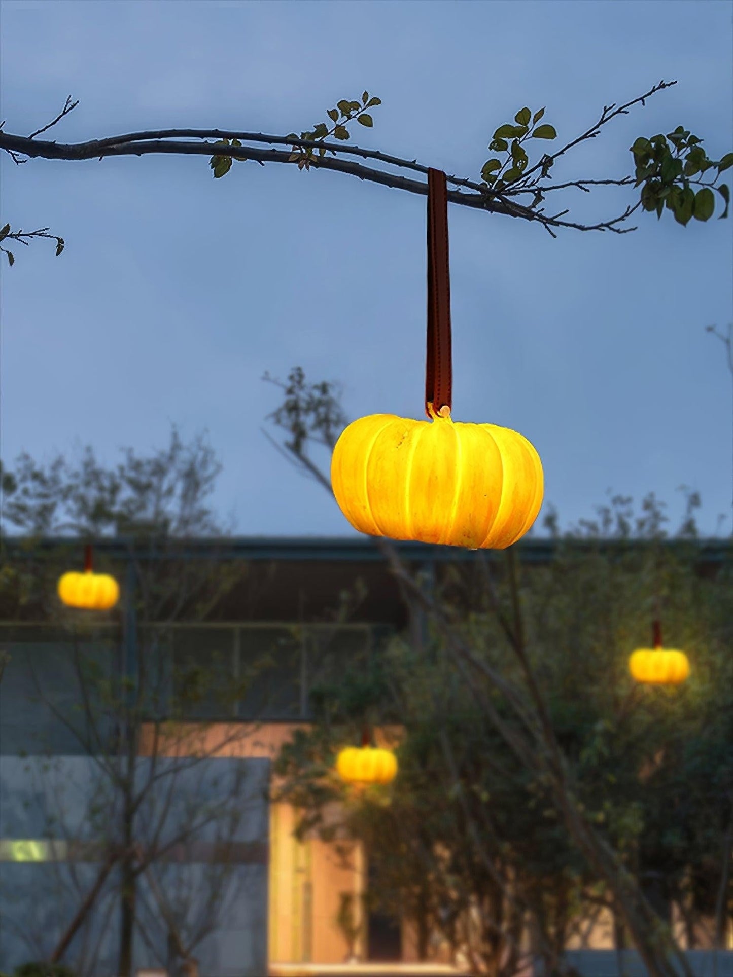 Portable Pumpkin Glow Table Lamp