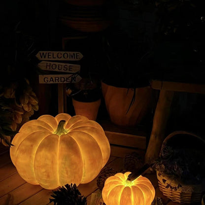 Portable Pumpkin Glow Table Lamp