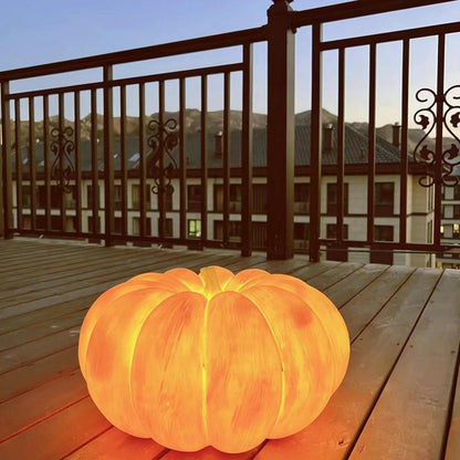 Portable Pumpkin Glow Table Lamp