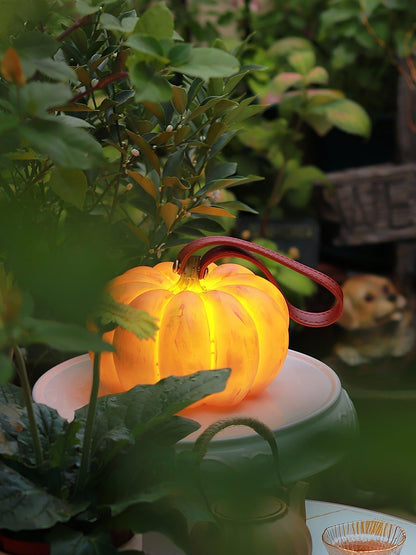 Portable Pumpkin Glow Table Lamp