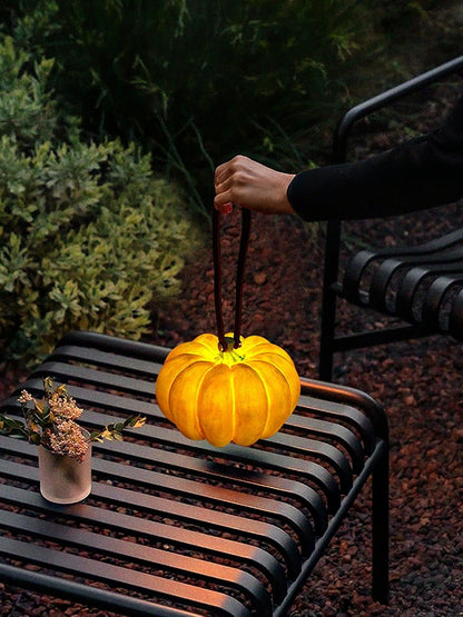 Portable Pumpkin Glow Table Lamp