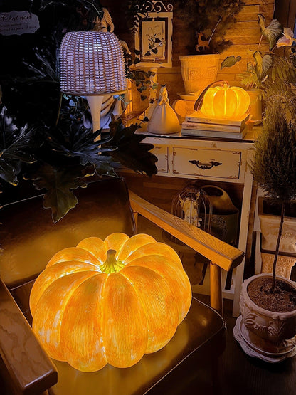 Portable Pumpkin Glow Table Lamp