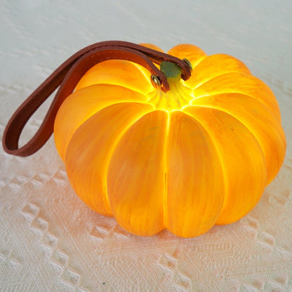Portable Pumpkin Glow Table Lamp
